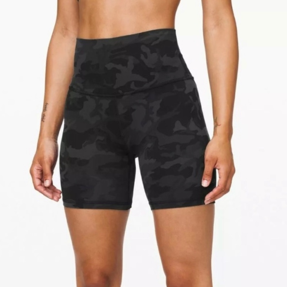 Lululemon Align Shorts, 6” - Incognito camo multi grey